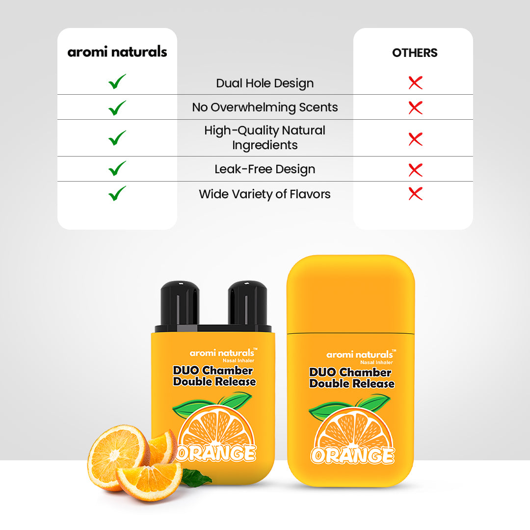 Duo Chamber Nasal Inhaler – Fruit & Mint Variety Pack