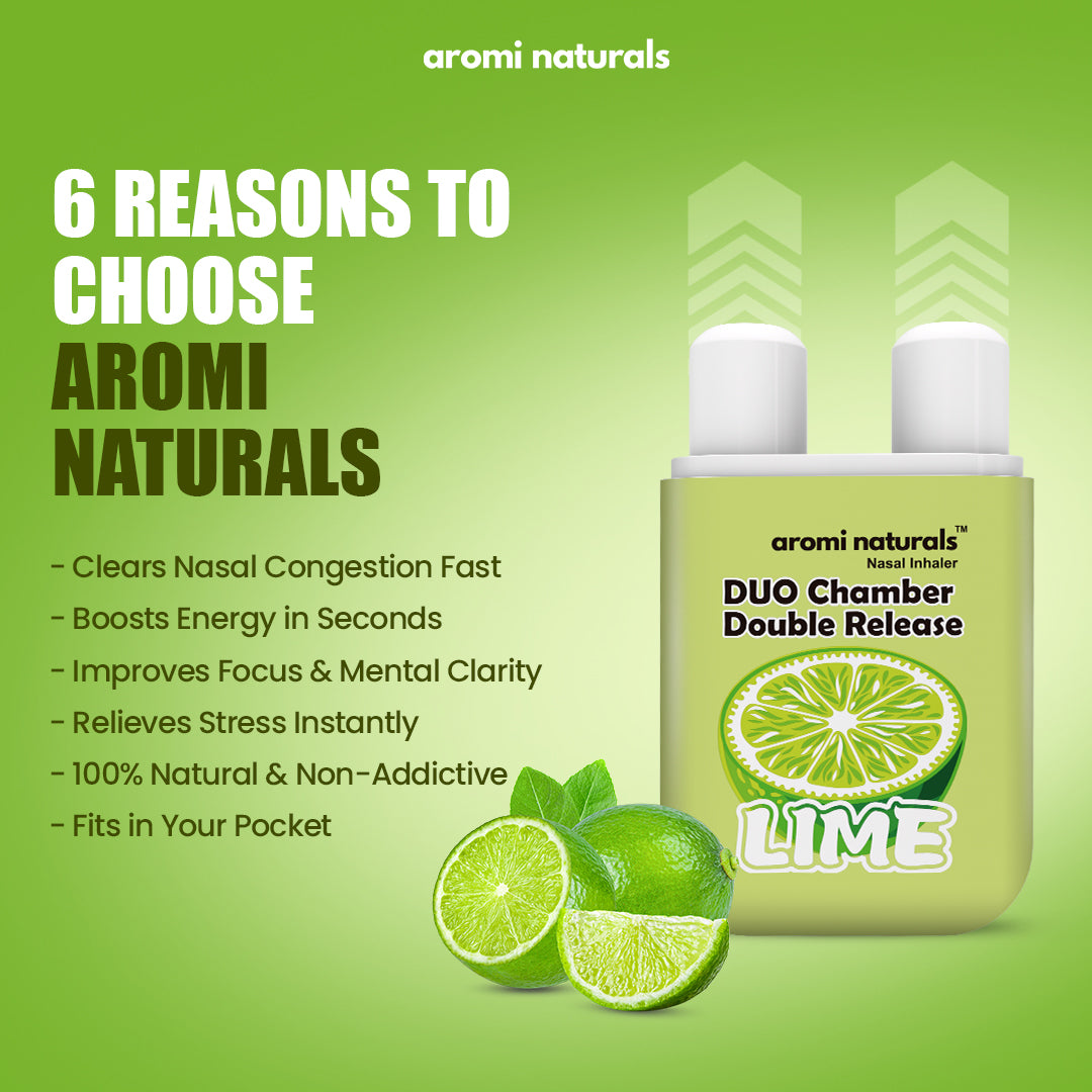 Duo Chamber Nasal Inhaler – Fruit & Mint Variety Pack