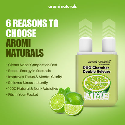 Duo Chamber Nasal Inhaler – Fruit & Mint Variety Pack