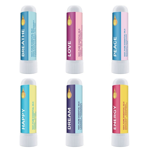 Nasal Inhaler Sticks to Boost Energy & Sharpen Mind - Aromi Naturals